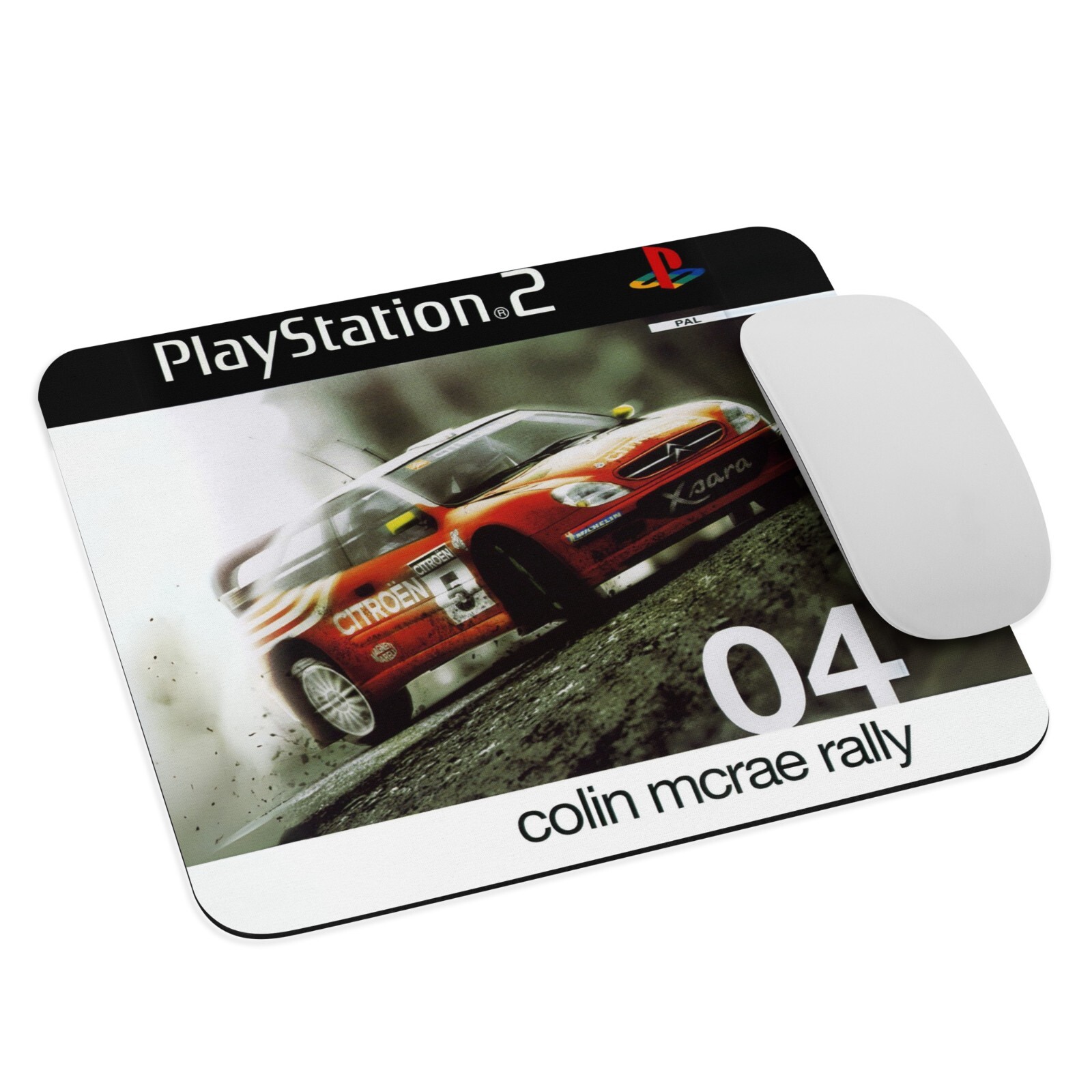 PlayStation 2 / Colin McRae Rally 04  - Mouse Pad NEW 9.5" x 7.75"