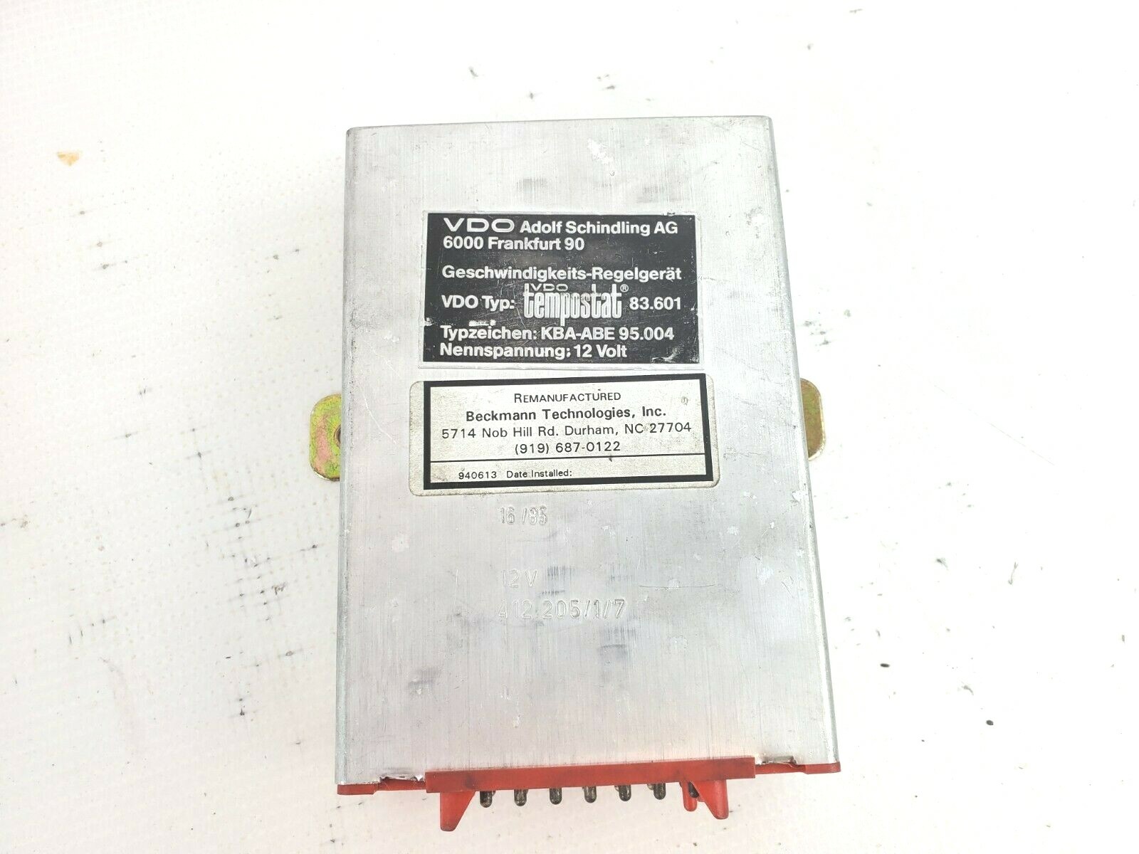 Mercedes VDO Tempostat Cruise Control Unit CCU Module 83.601