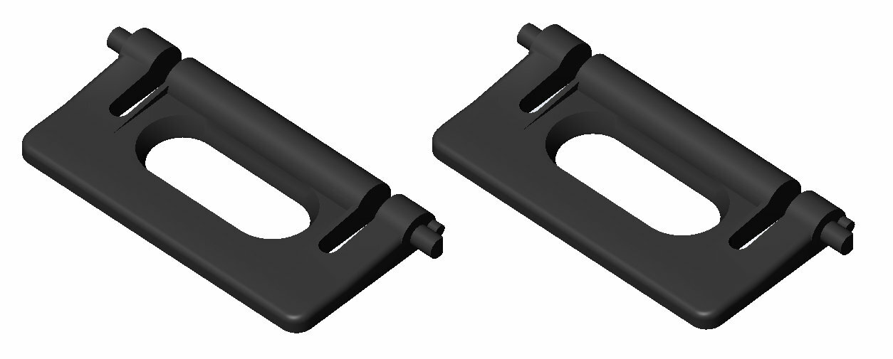 STRONGER Microsoft Wireless 2000 Keyboard Replacement Tilt/Foot/Leg/Feet 2pcs