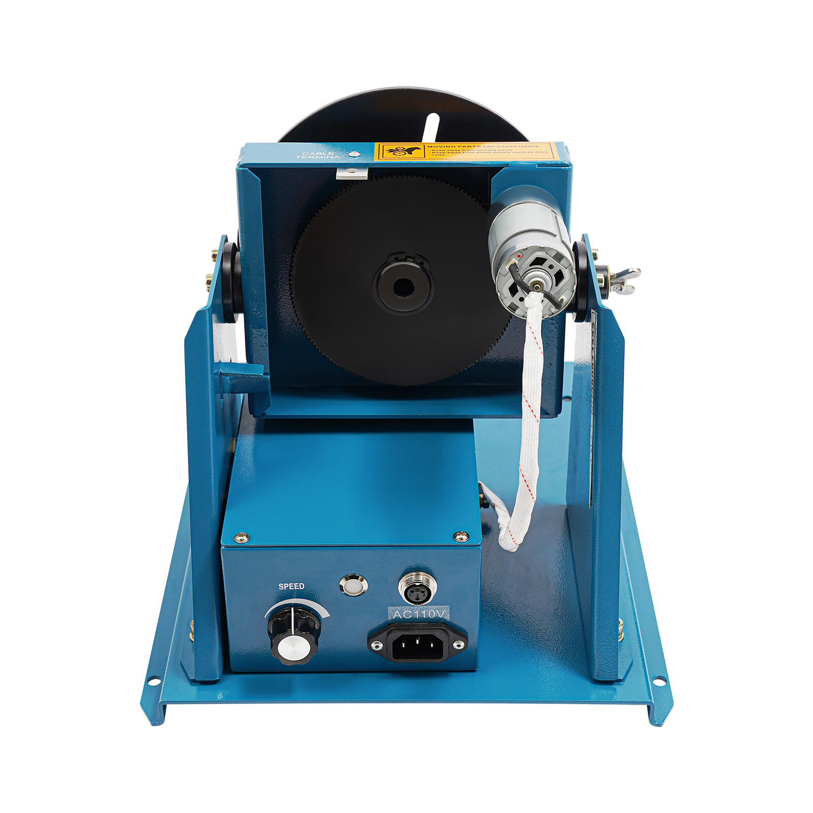 110V 10KG Rotary Welding Positioner , 0-90° Welding Positioning Turntable Table,