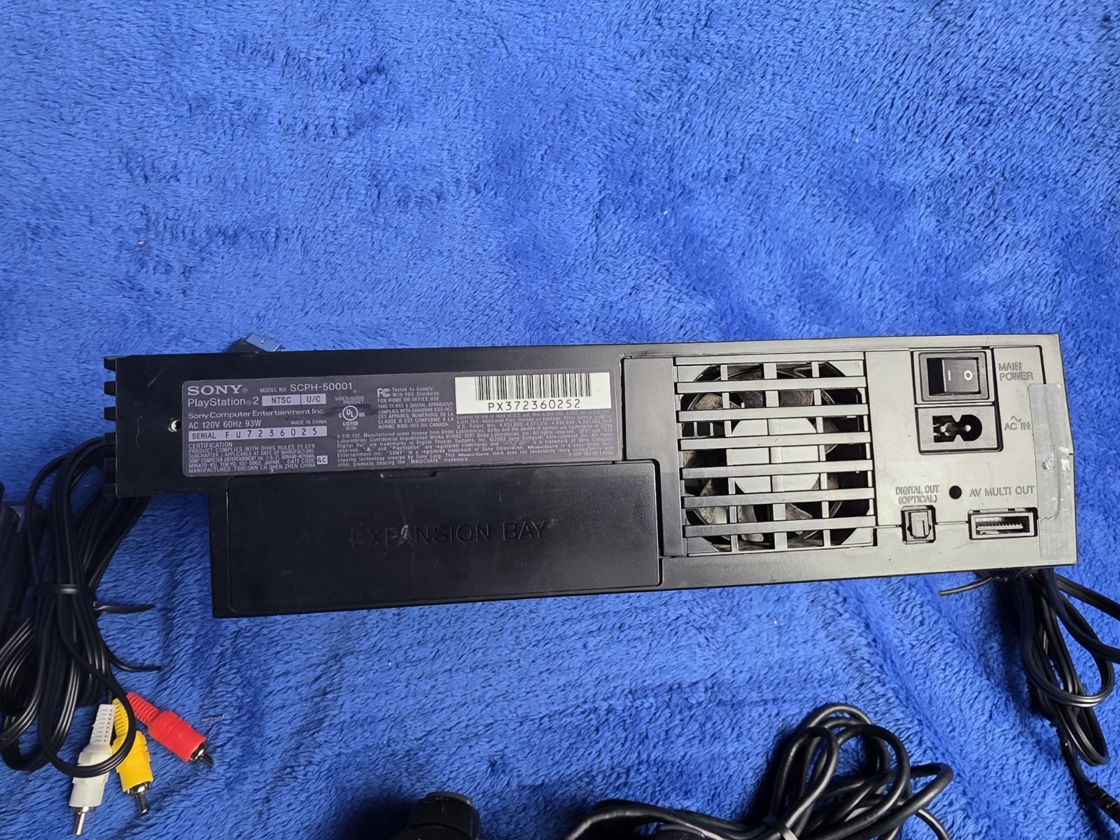 Sony PlayStation 2 PS2 Fat Console Bundle SCPH-50001 TESTED/WORKING Ships TODAY!