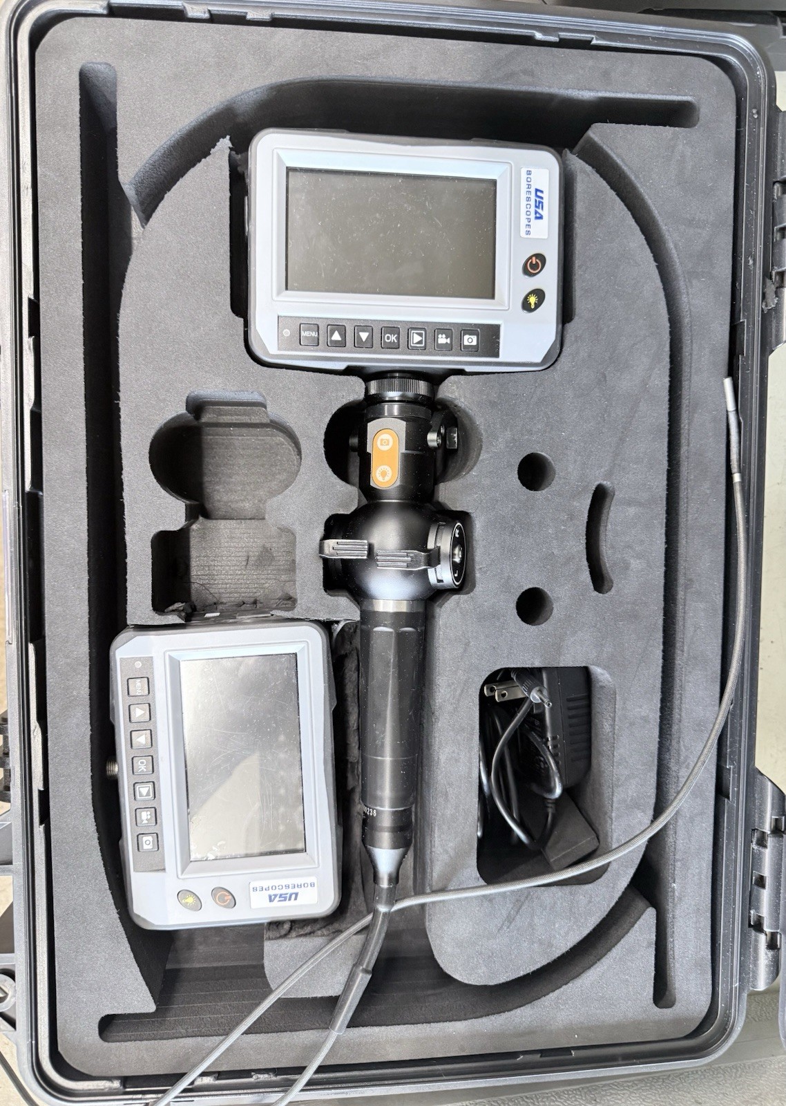 Industrial BoreScope USA, Articulating Videoscope / Inspection Camera Kit!