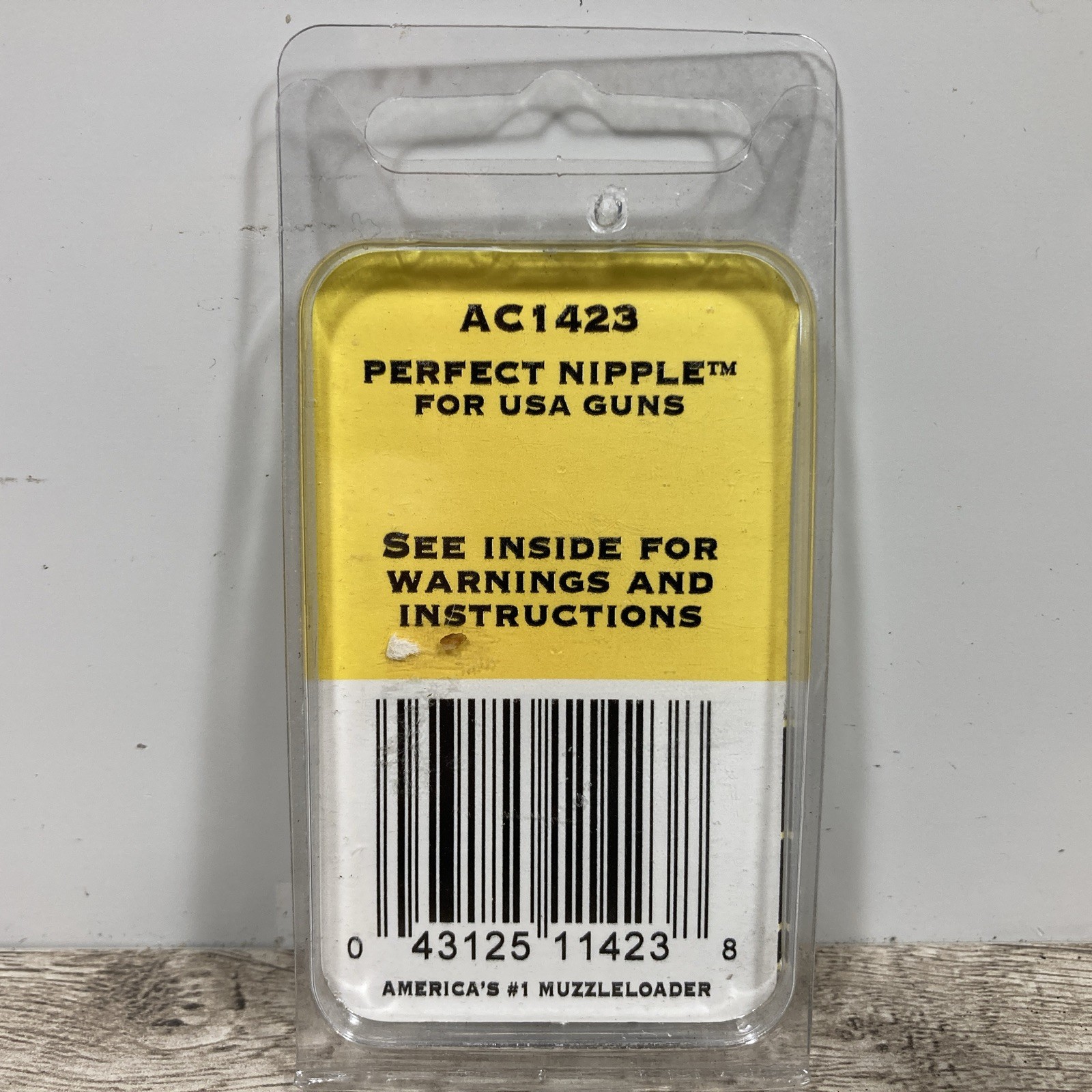 CVA Perfect Nipple AC1423 Replacement Muzzleloader Nipple 1/4x28 Stainless NEW