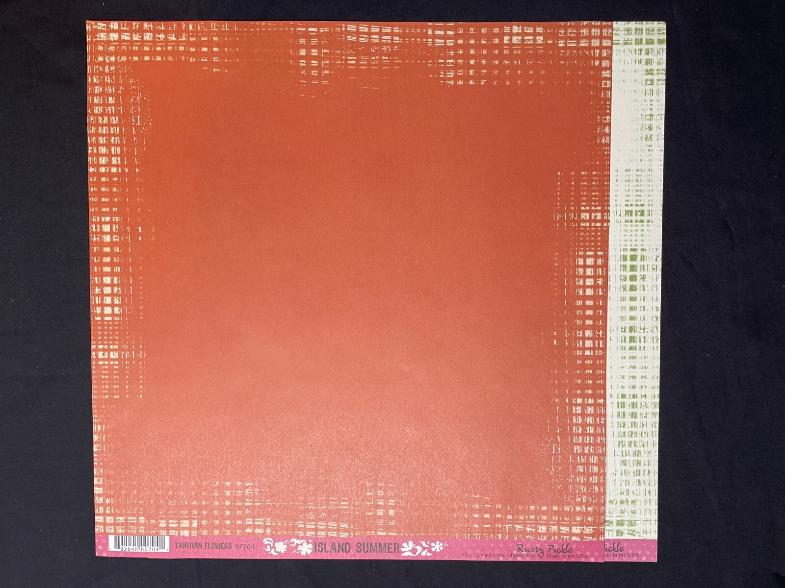 RUSTY PICKLE "BEACH THEME" COLLECTION 12 X 12 SS & DS PAPERS