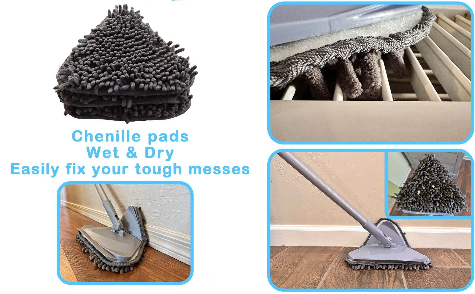 Wall Cleaning Mop with Long Handle, Ceiling Cleaner Tool Duster