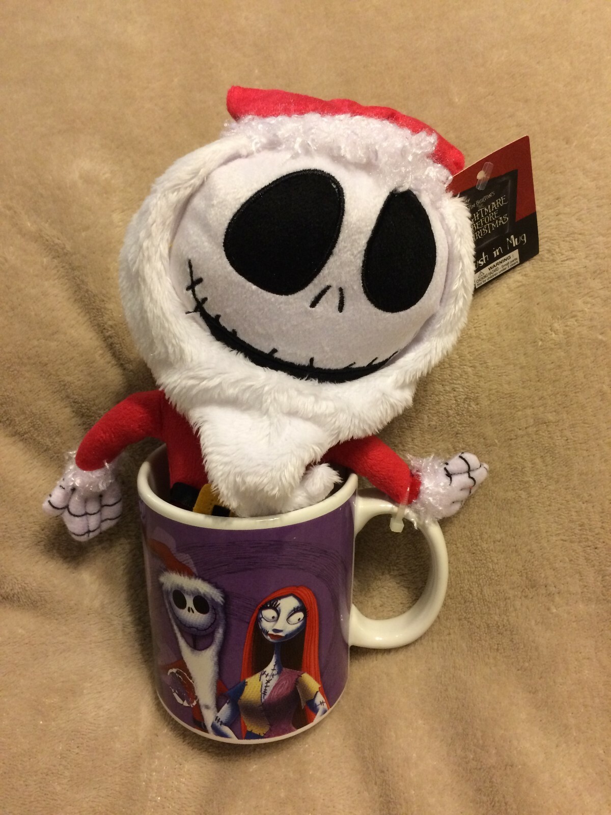 Nightmare Before Christmas Plush in a Mug!!!  NEW!!! Bid Now!!!