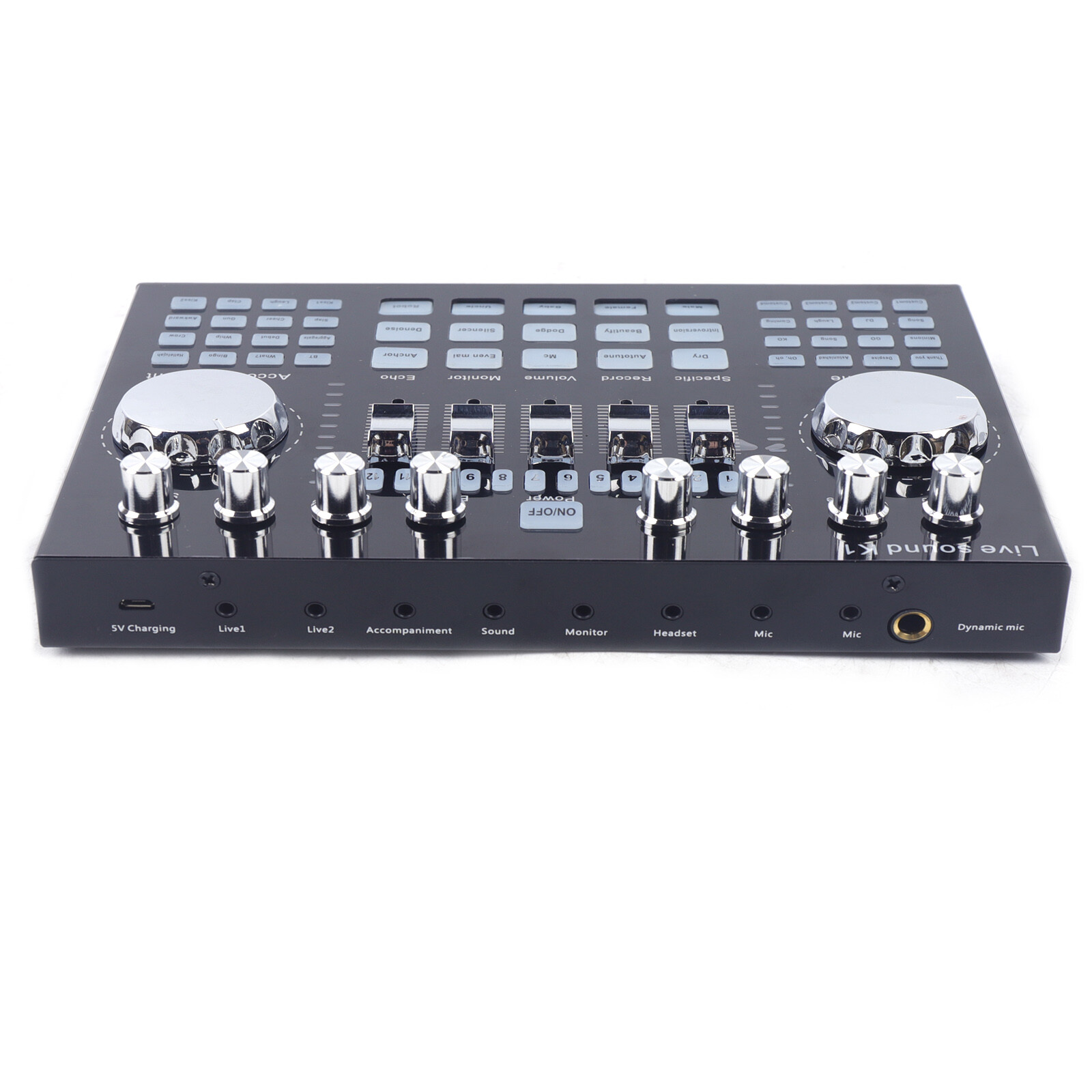 Pro 2/8 Channel Bluetooth Live Sound Card Studio Audio Mixer Mixing Console USB