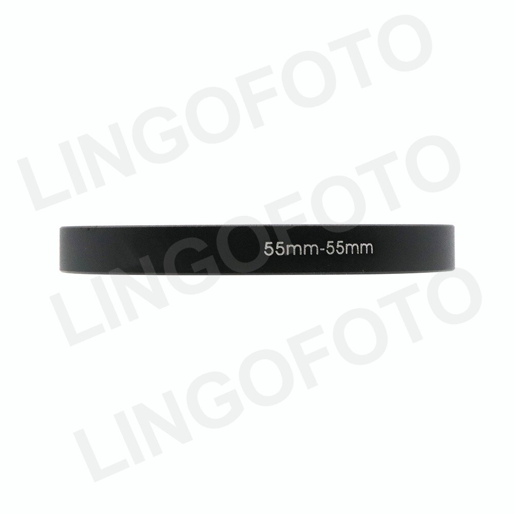 Female to Female 55mm-55mm 55-55 Double Lens Coupling Reverse Macro Ring Adapte