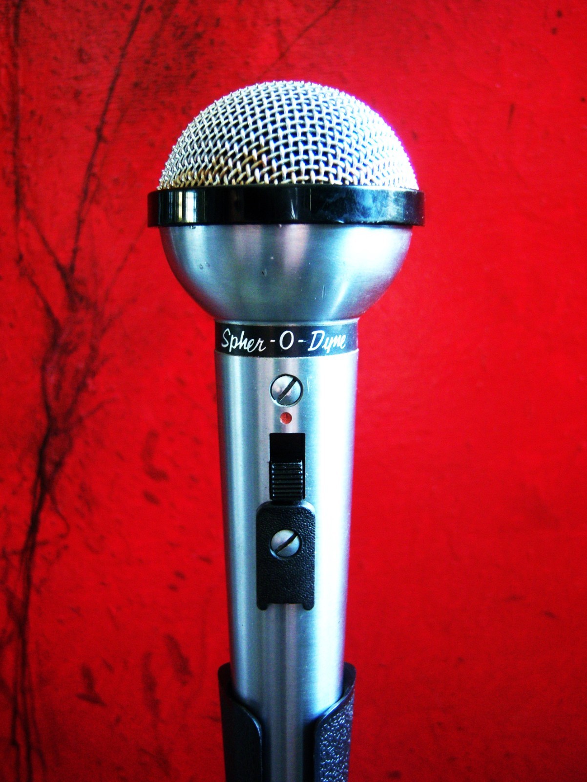Vintage 1970's Shure 533SA dynamic microphone harp mic Hi Z w accessories # 16