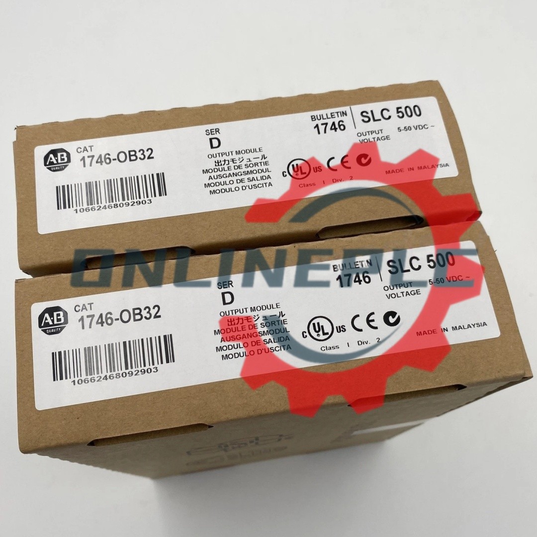 New Factory Sealed AB 1746-OB32 AB SLC500 Output Module US Free Tax