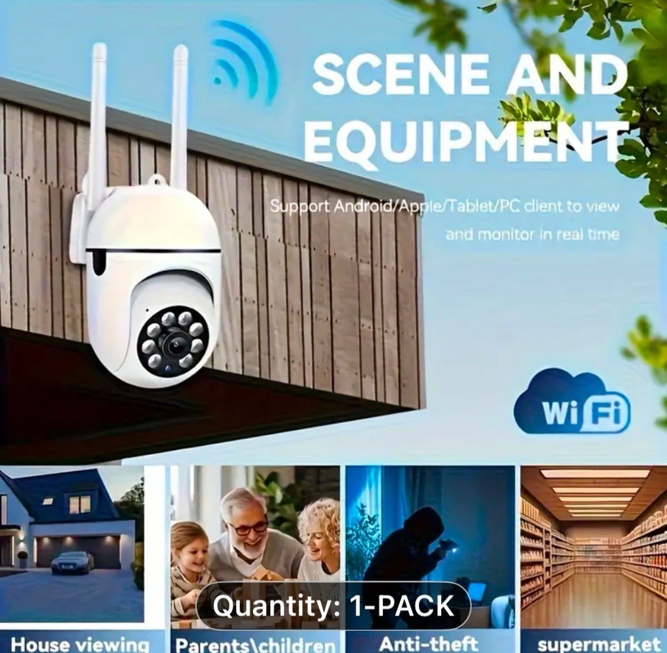 Yi Iot Indoor/Outdoor Security Wi Fi Camera 1080p Single Pack