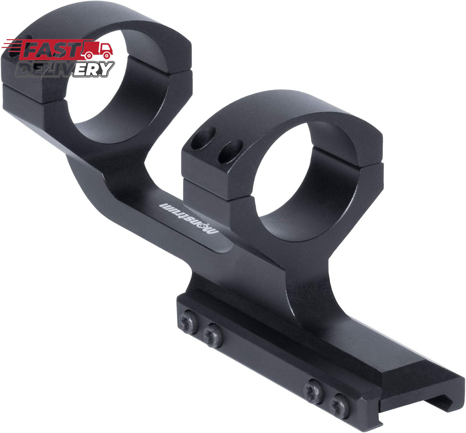 Monstrum Slim Profile Series Offset Cantilever Picatinny Scope Mount