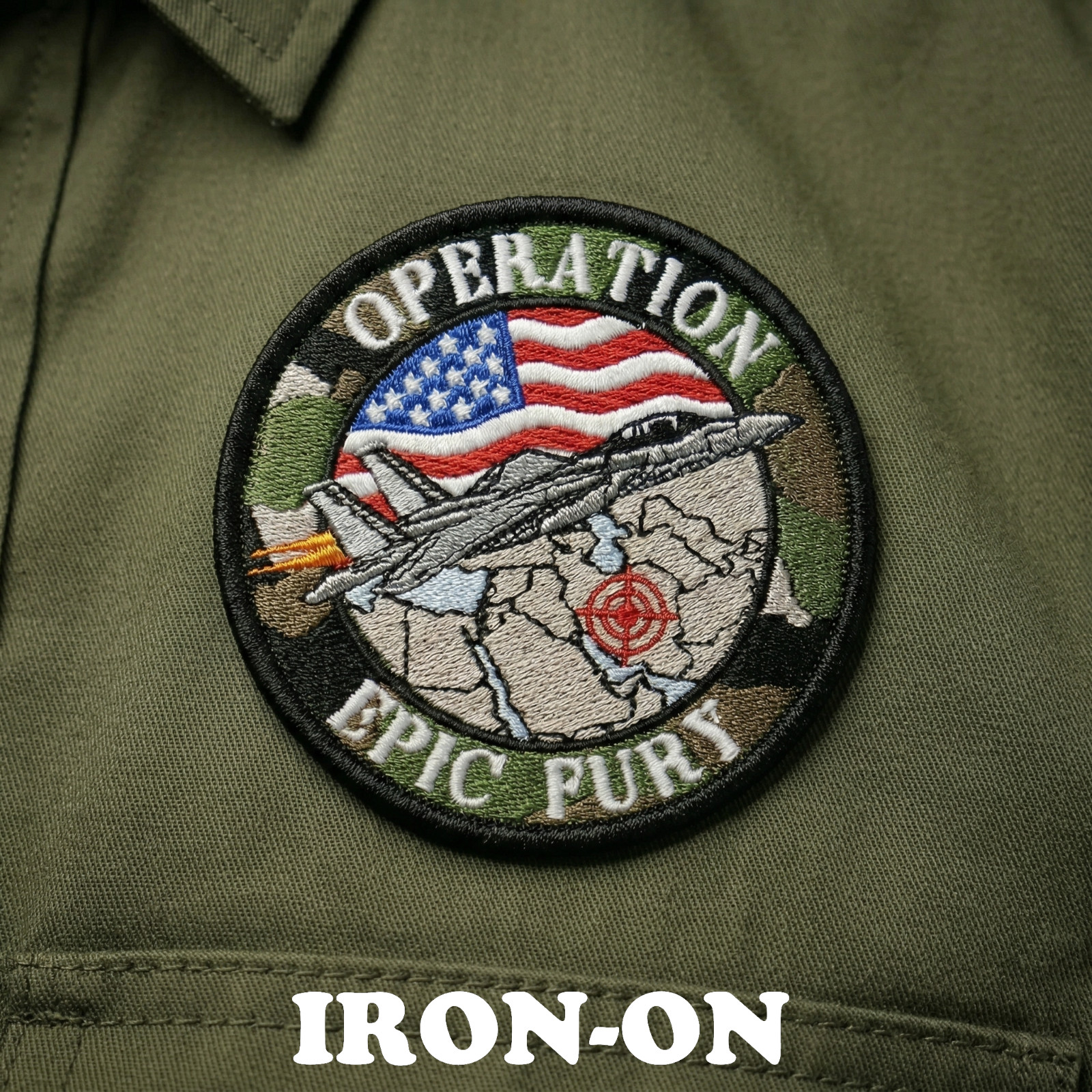 Operation Epic Fury • Morale Patch • NEW • Made in USA