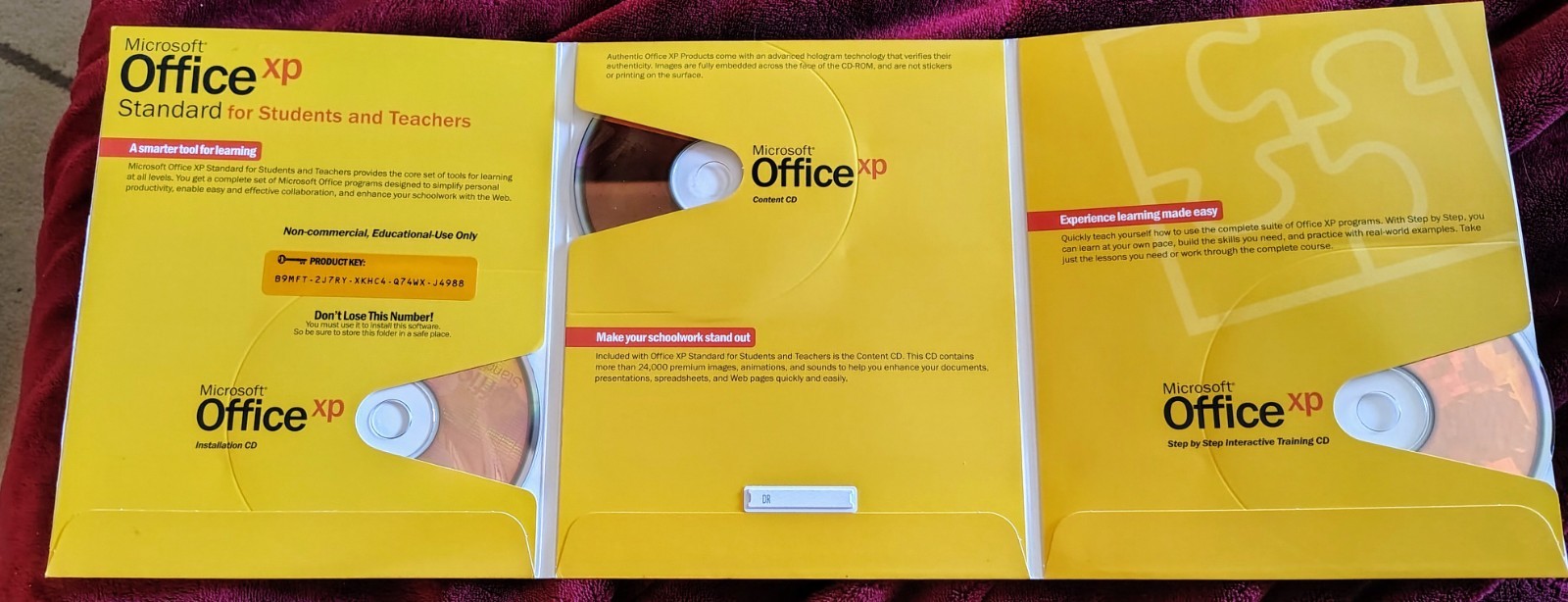 Microsoft Office XP Standard For Students And Teachers. Version 2002.
