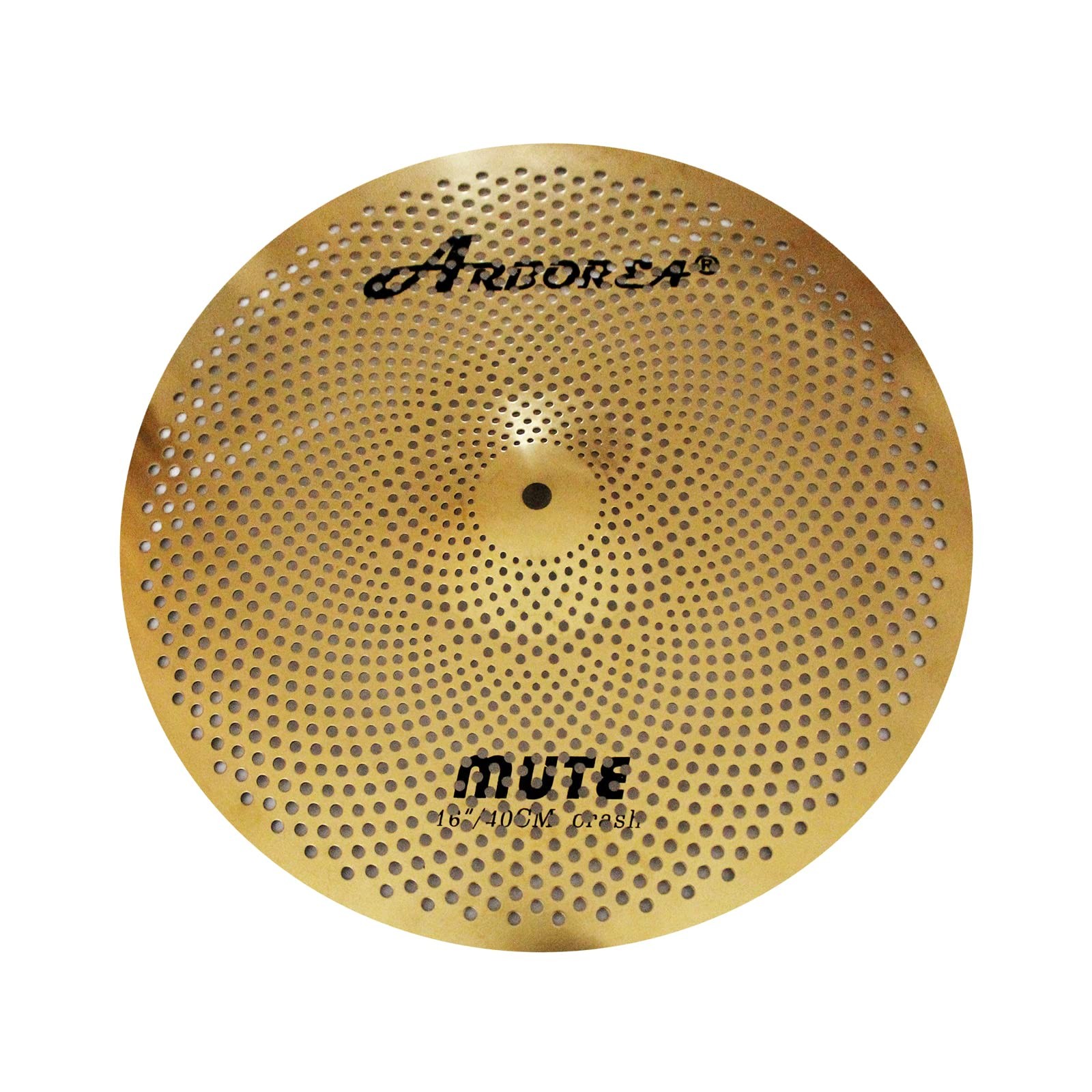 Arborea Mute Crash Cymbal 16 Inch Low Volume 16“Crash, gold