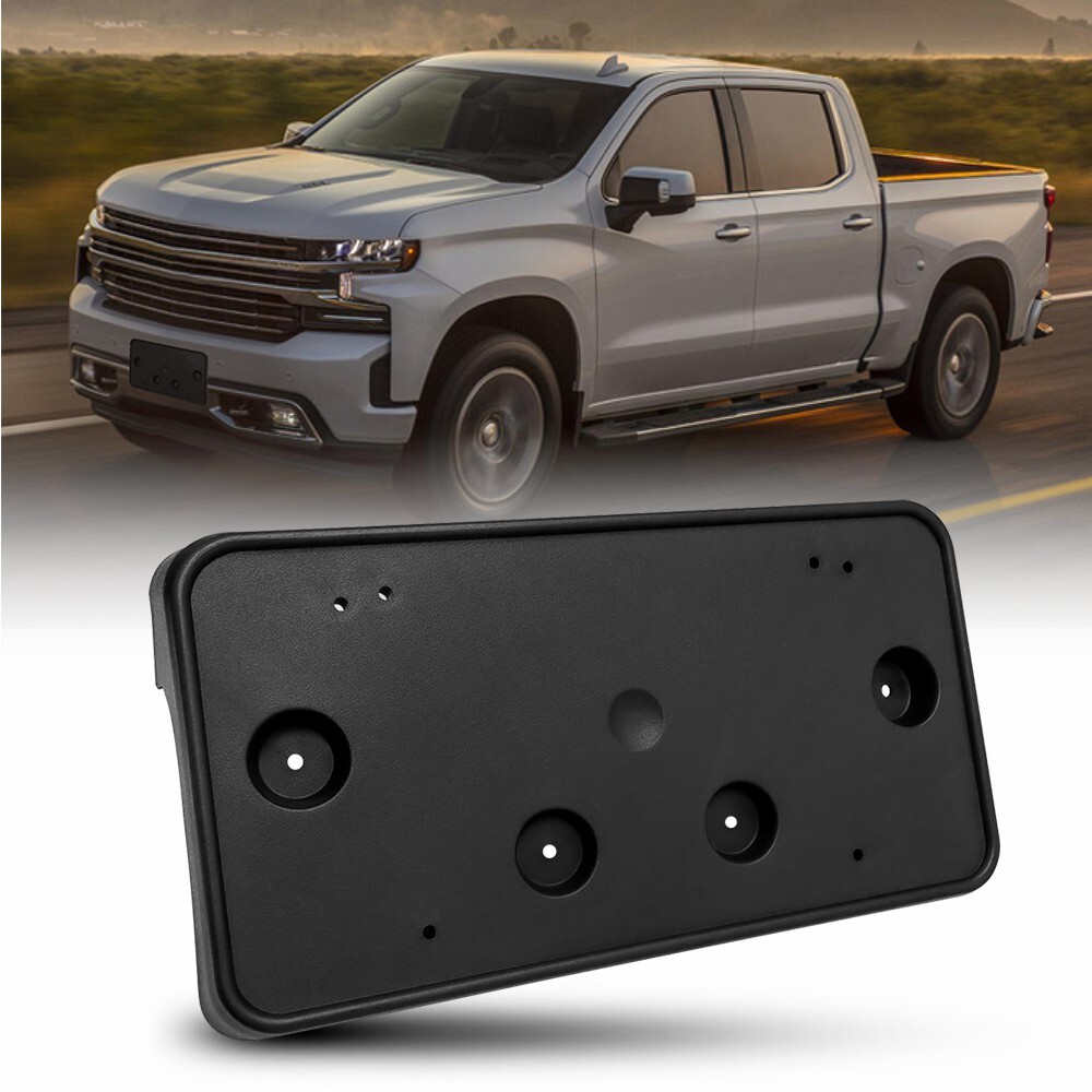 Fit For 2019-2021 Chevy Silverado 1500 Front License Plate Tag Bracket Holder US