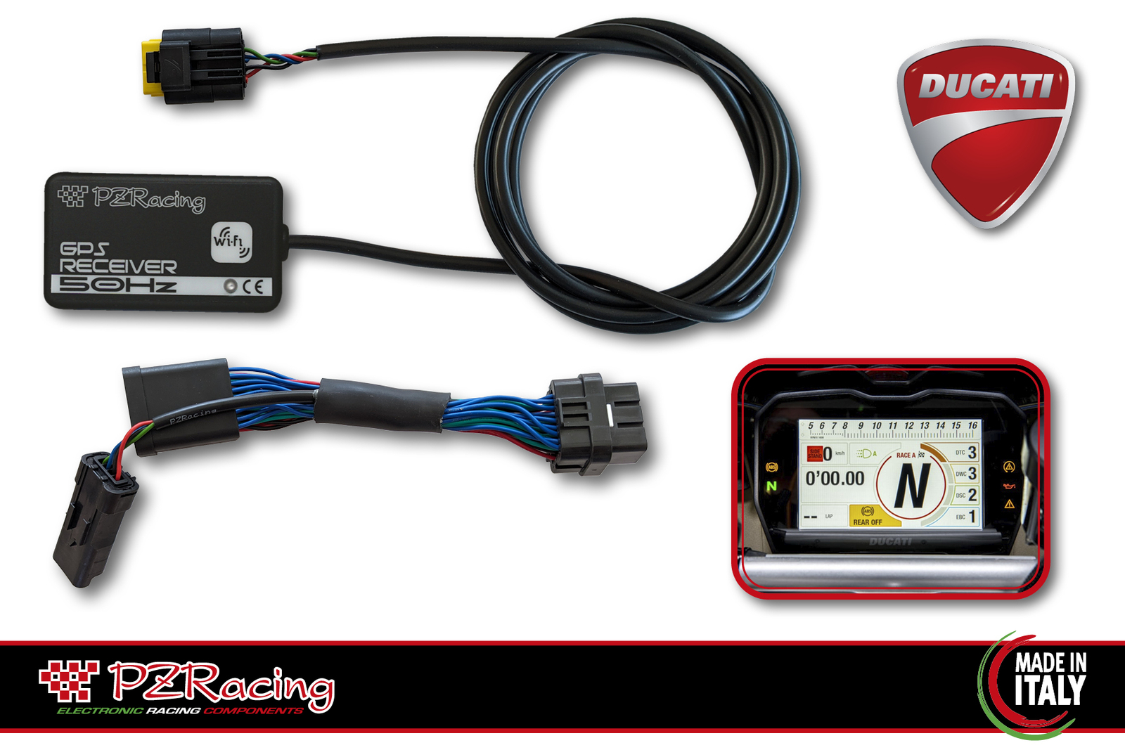 USA PA701 P2-TRONIC PZRACING GPS RECEIVER 50HZ PANIGALE V4 SP 1100 2021