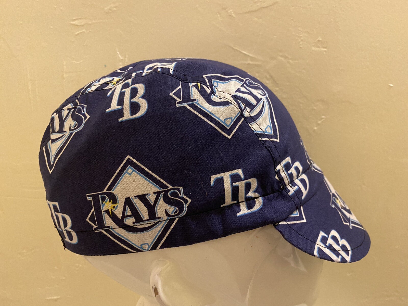 Cycling cap Tampa Bay RAYS handmade  IN USA!!!! NO CHINA