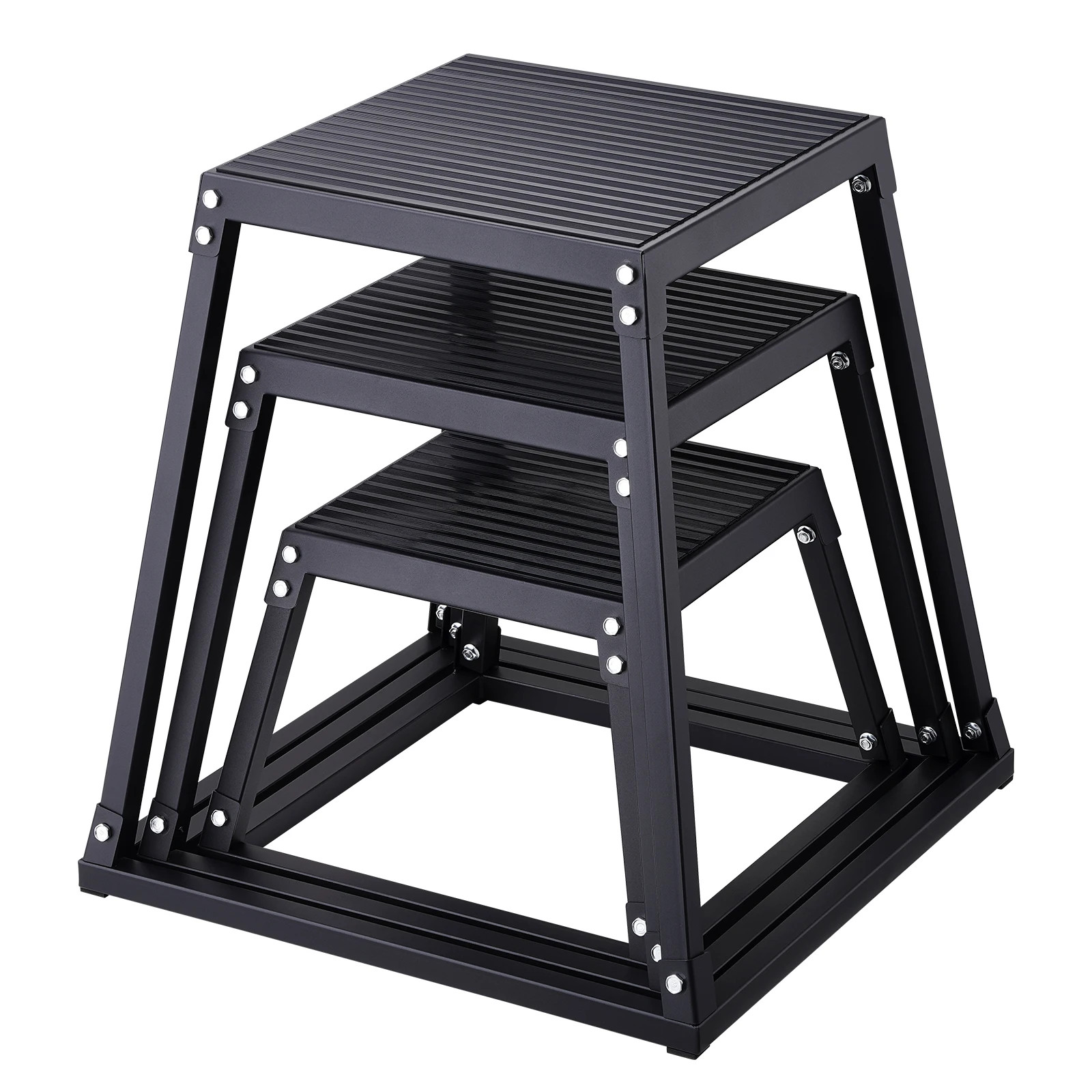 12/18/24/30inch Plyometric Jump Box for Home Gym Training Conditioning 3/4pcs
