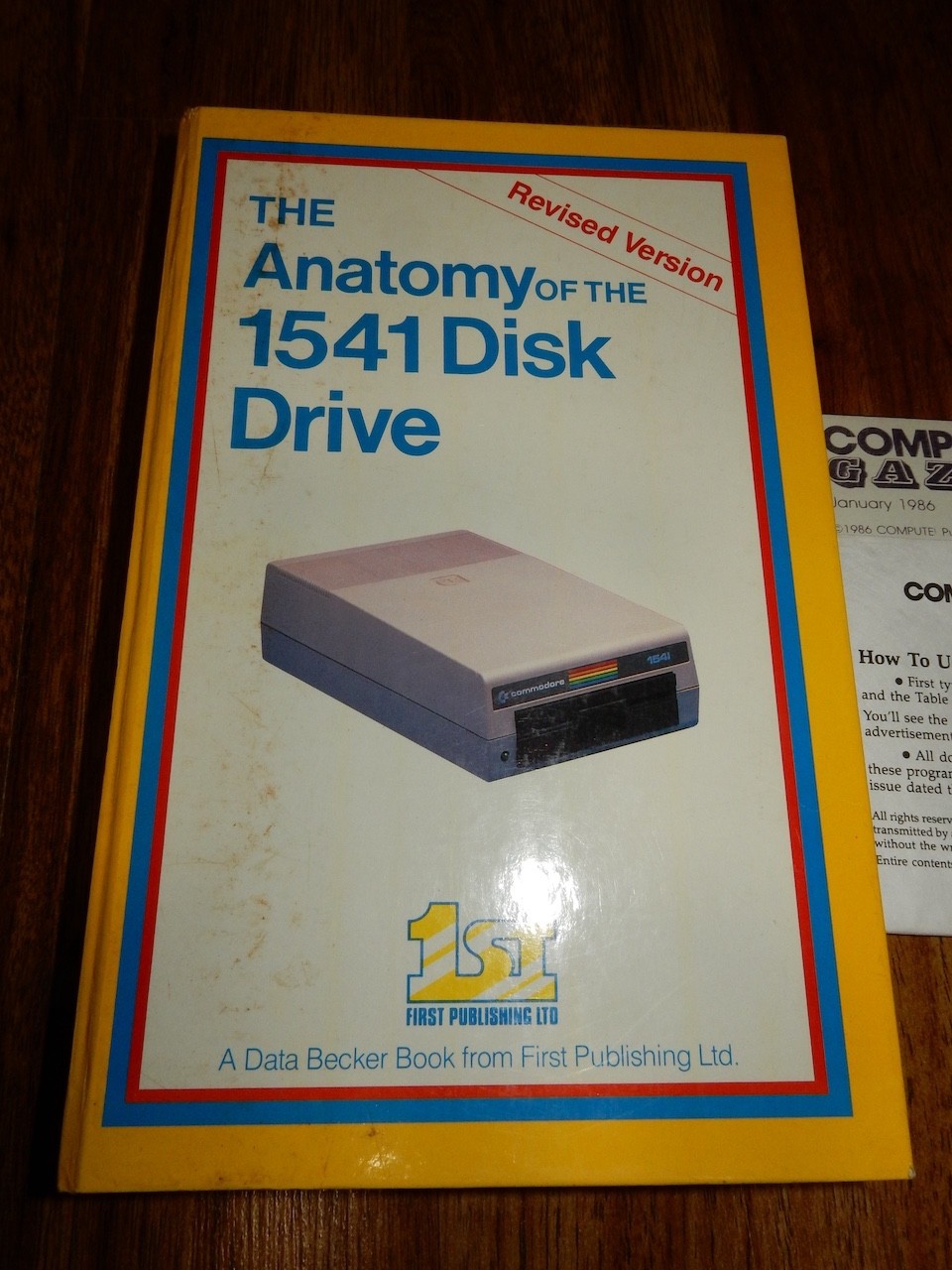 Vintage The Anatomy Of The Commodore 1541 Disk Drive Hardcover Rare Misprint?