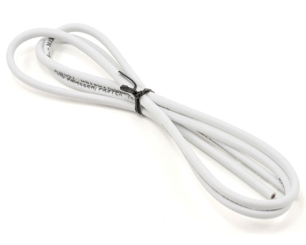Tekin 12awg Silicon Power Wire (White) (3') [TEKTT3014]