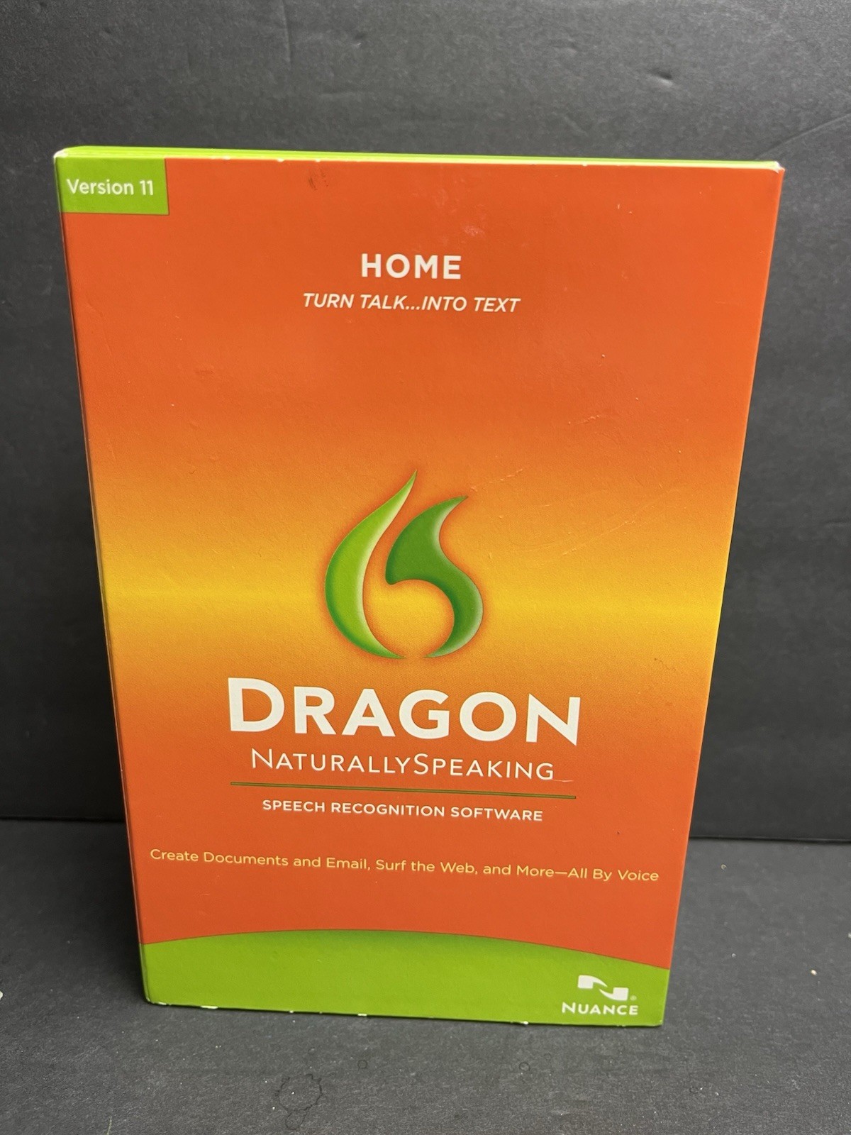 Dragon Naturally Speaking Home Version 11 With Head Set New OPEN BOX