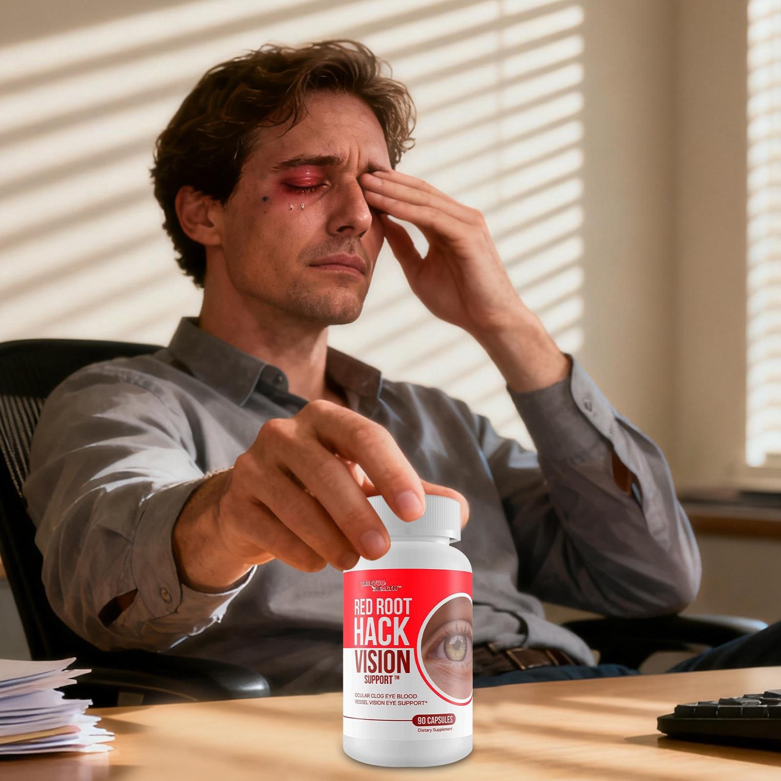 Red Root Hack Vision Supplement - Our Best Eye Pills For Ocular Clog & Vision