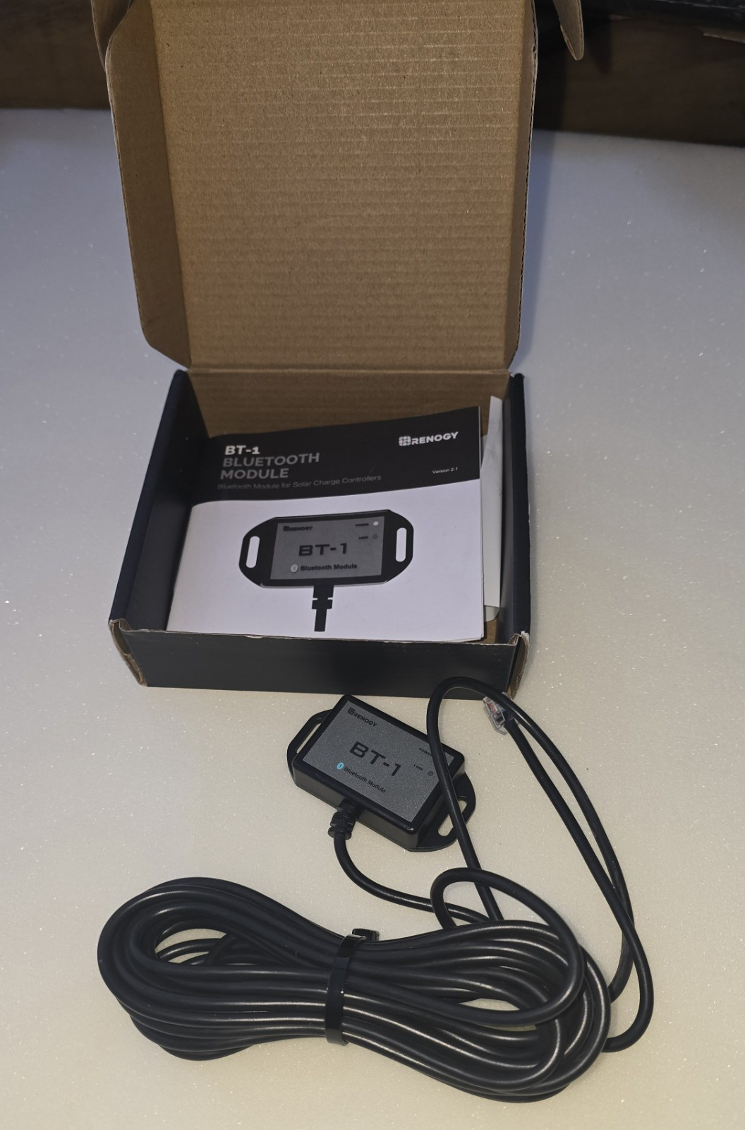 Renogy Bluetooth Module RJ12 Communication Port BT-1 RS232 for Charge Controller