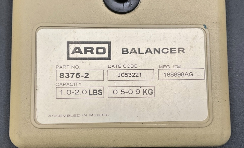 Aro 8375-2 Tool Balancer 1-2 LBS Pounds 83752 (TSC)