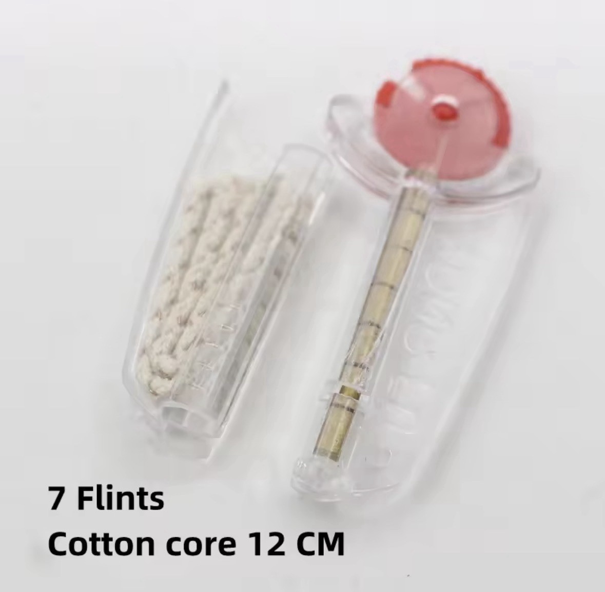 Replacement flint and wick set for zippo lighter