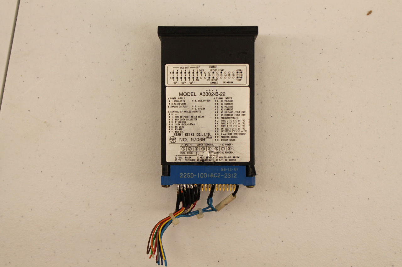 Asahi Keiki A3302-B-22 Digital Meter