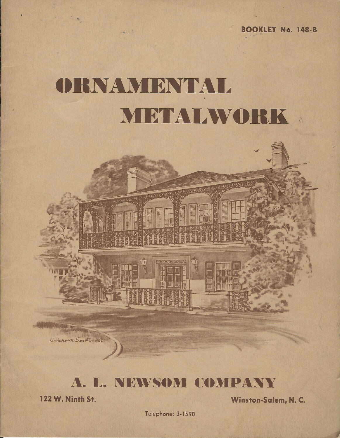 VTG 1948 ORNAMENTAL METALWORK CATALOG! BALCONIES/RAILS/FENCING/INTERIOR/EXTERIOR