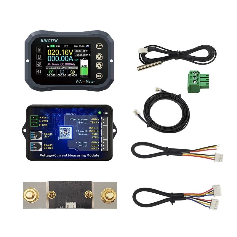 JUNCTEK KG-F Bluetooth Ammeter Battery Display Current Meter Coulomb Meter