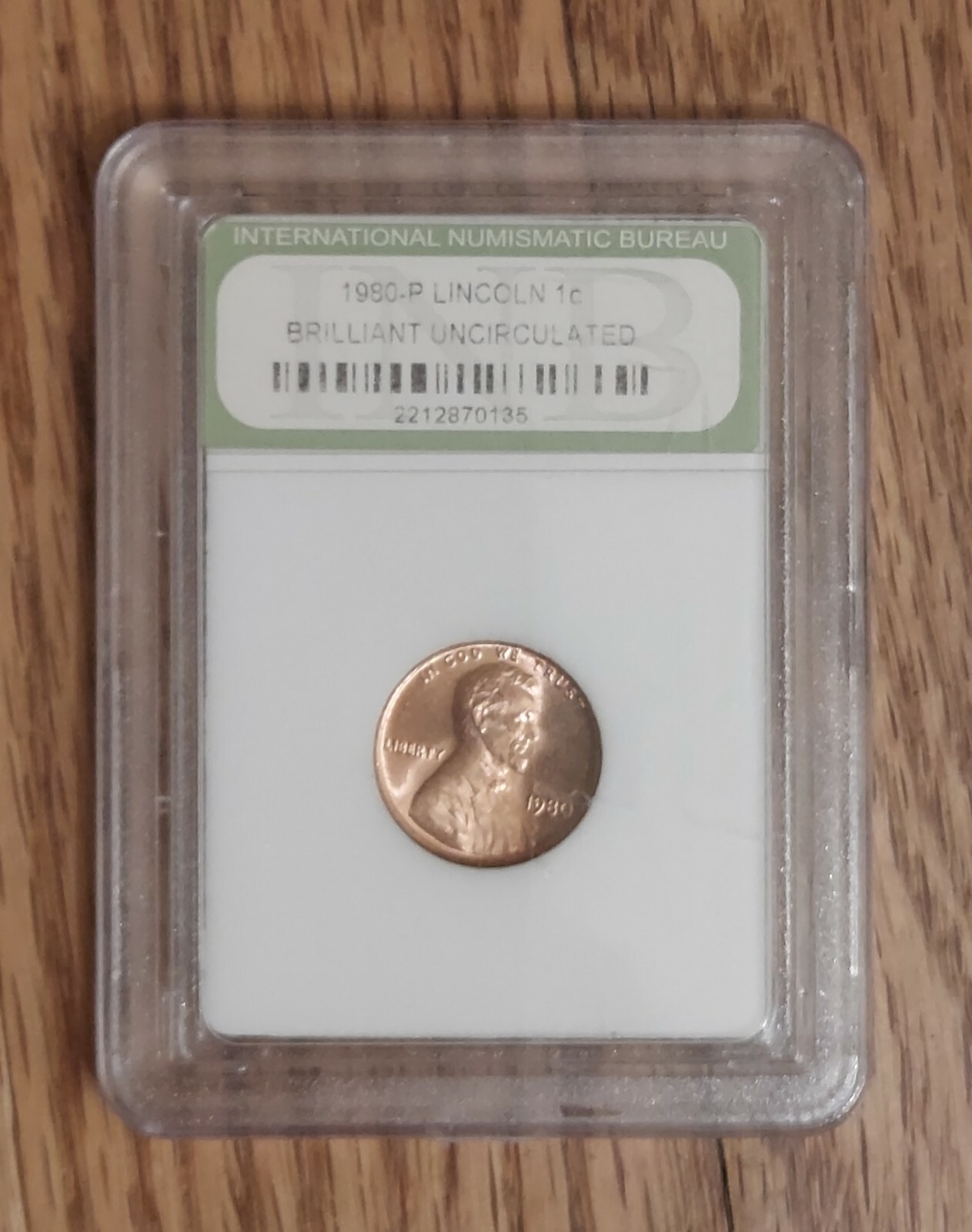 1980 P Lincoln Penny - Brilliant Uncirculated