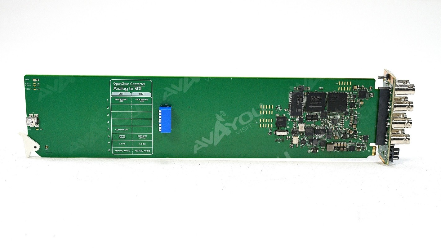 BMD Blackmagic Design openGear Converter Analog to SDI with Embedded Audio