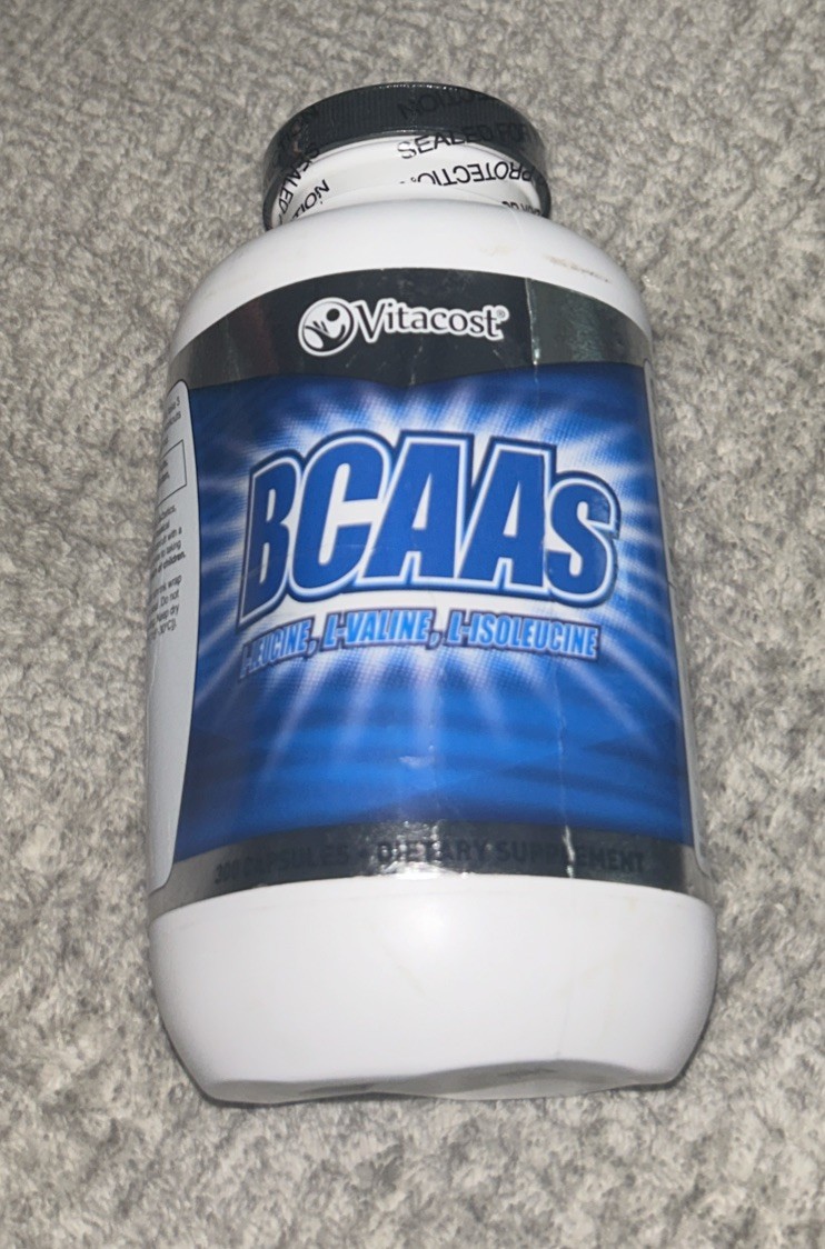 Vitalcost ~ BCAAs ~ 300 Caps ~ Sealed ~ Exp.01/2026