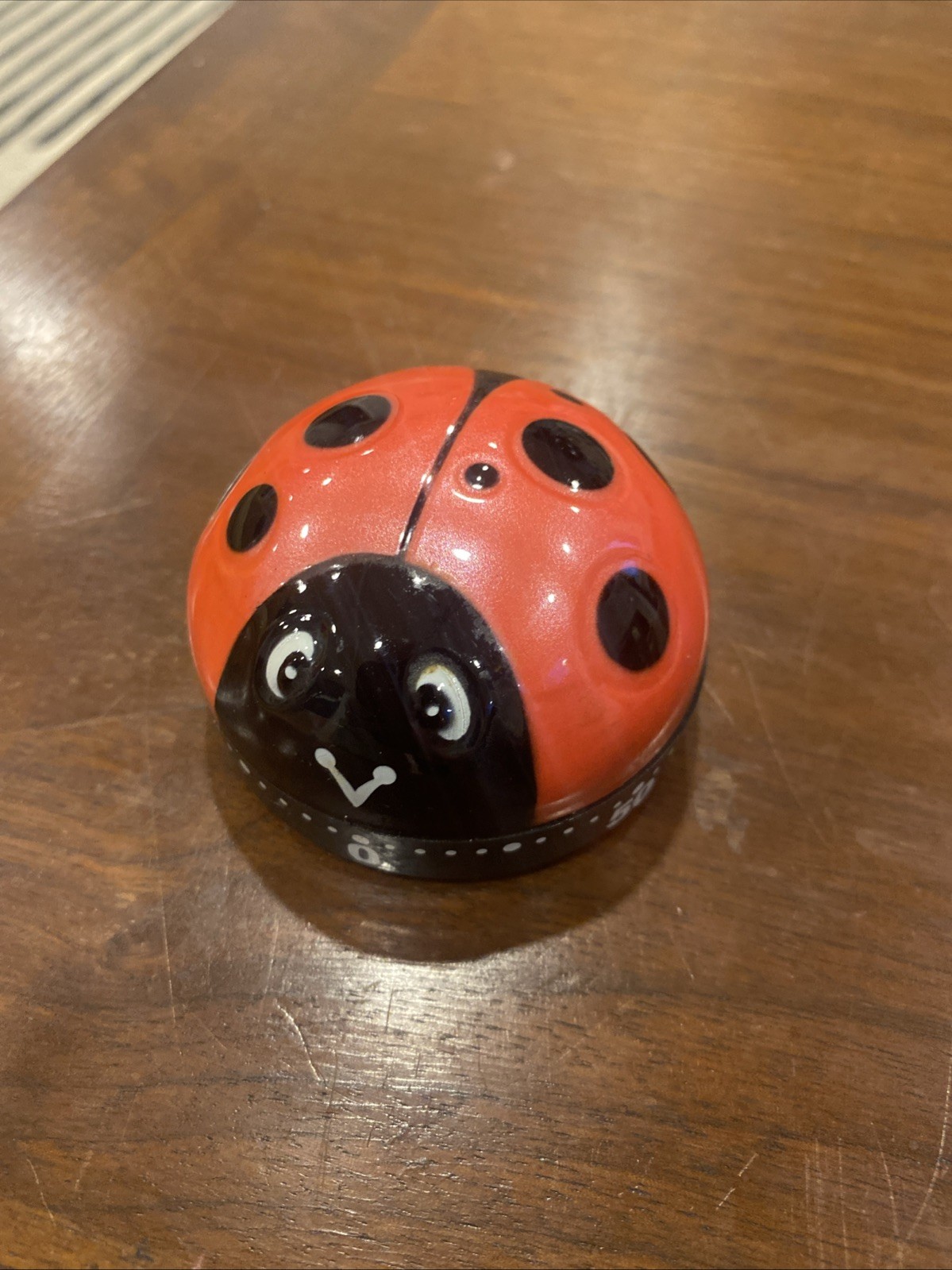 Ladybug Kitchen Timer Mechanical Windup Timer 60 Minutes Working Tested