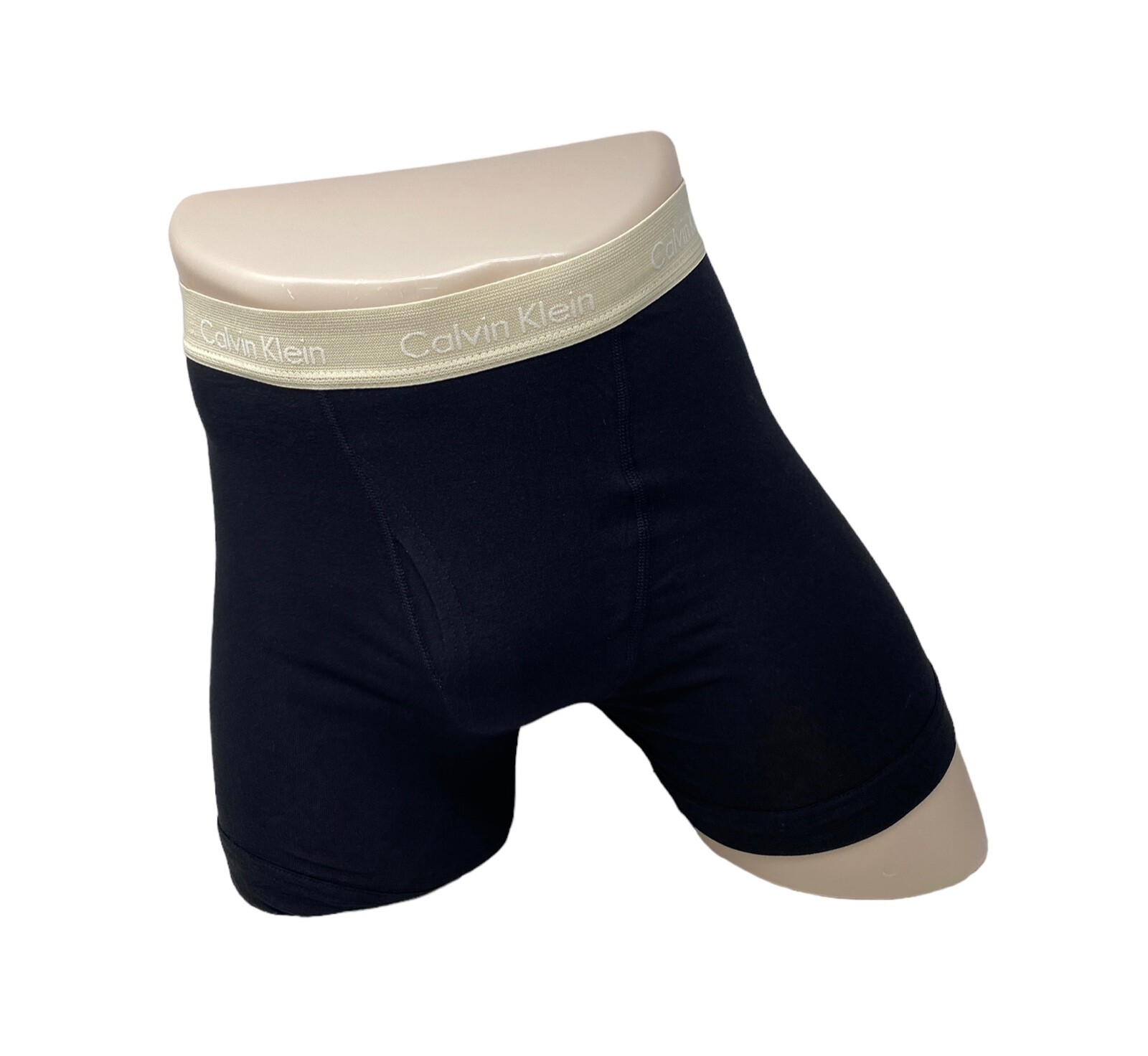 Calvin Klein Cotton Stretch 3 Pack Black Boxer Brief Underwear Men's NB2616953