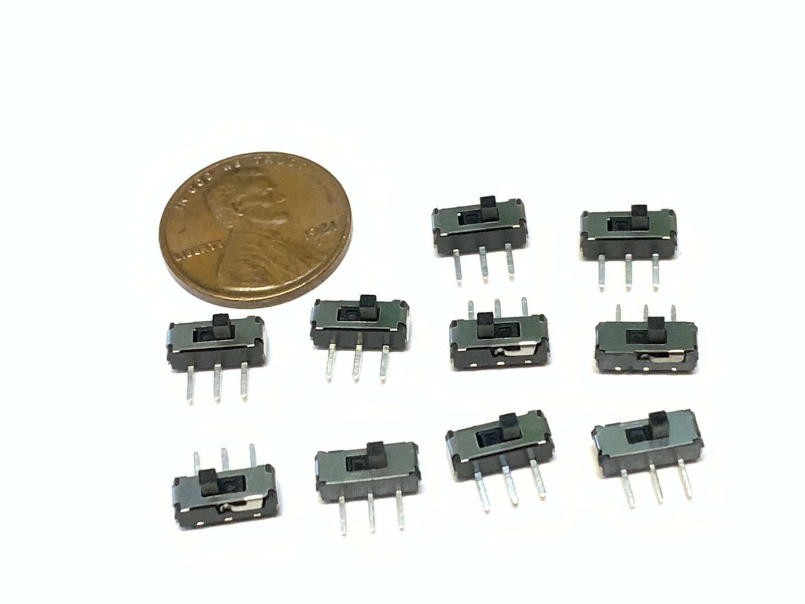 10 Pieces  MSK-12D19 2 position 3 Pin Slide switch SWITCHES Tactile  on/off A29