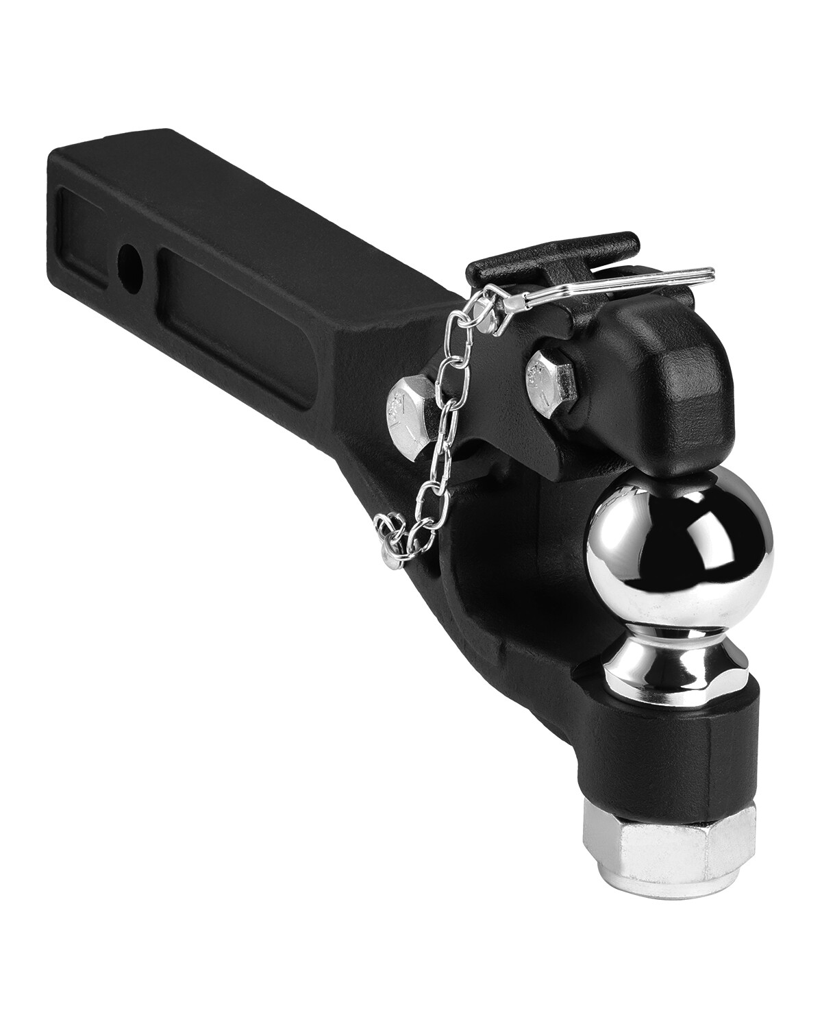 Pintle Hitch 2-inch Receiver Hook for 2.5 to 3 inches Lunette Ring 20000 lbs