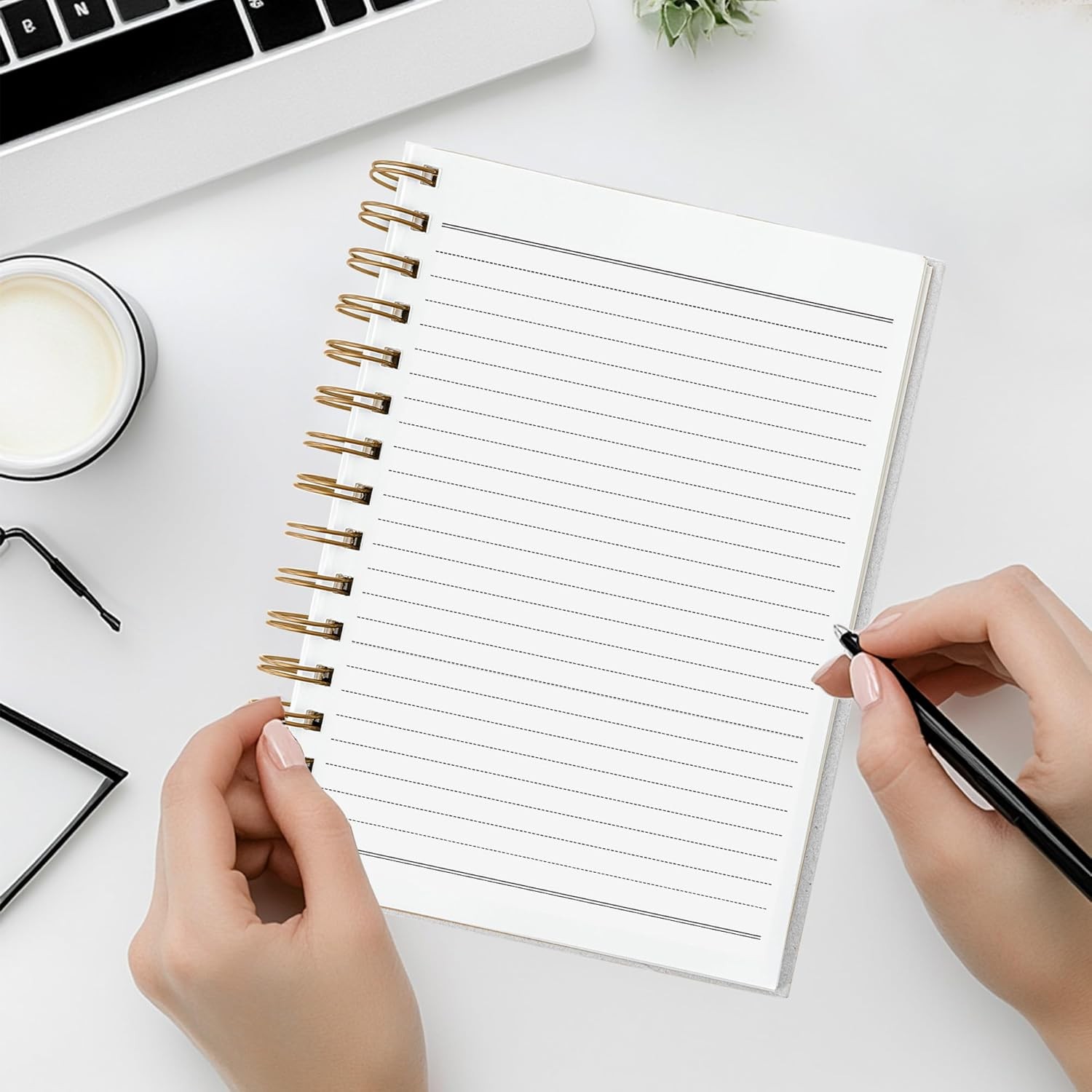 Aesthetic Spiral Notebook – Alpine Mountains Design for Journaling