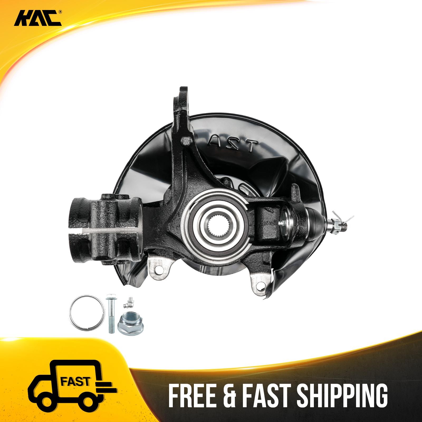 For Honda Accord 2013-2015 2017 2.4L Ft Rt Steering Knuckle Wheel Hub Bearing