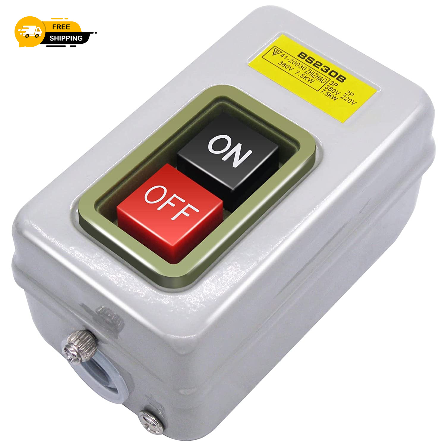 Home Switch on off Start Stop Push Button Single Phase Motor Electric 220V /380V