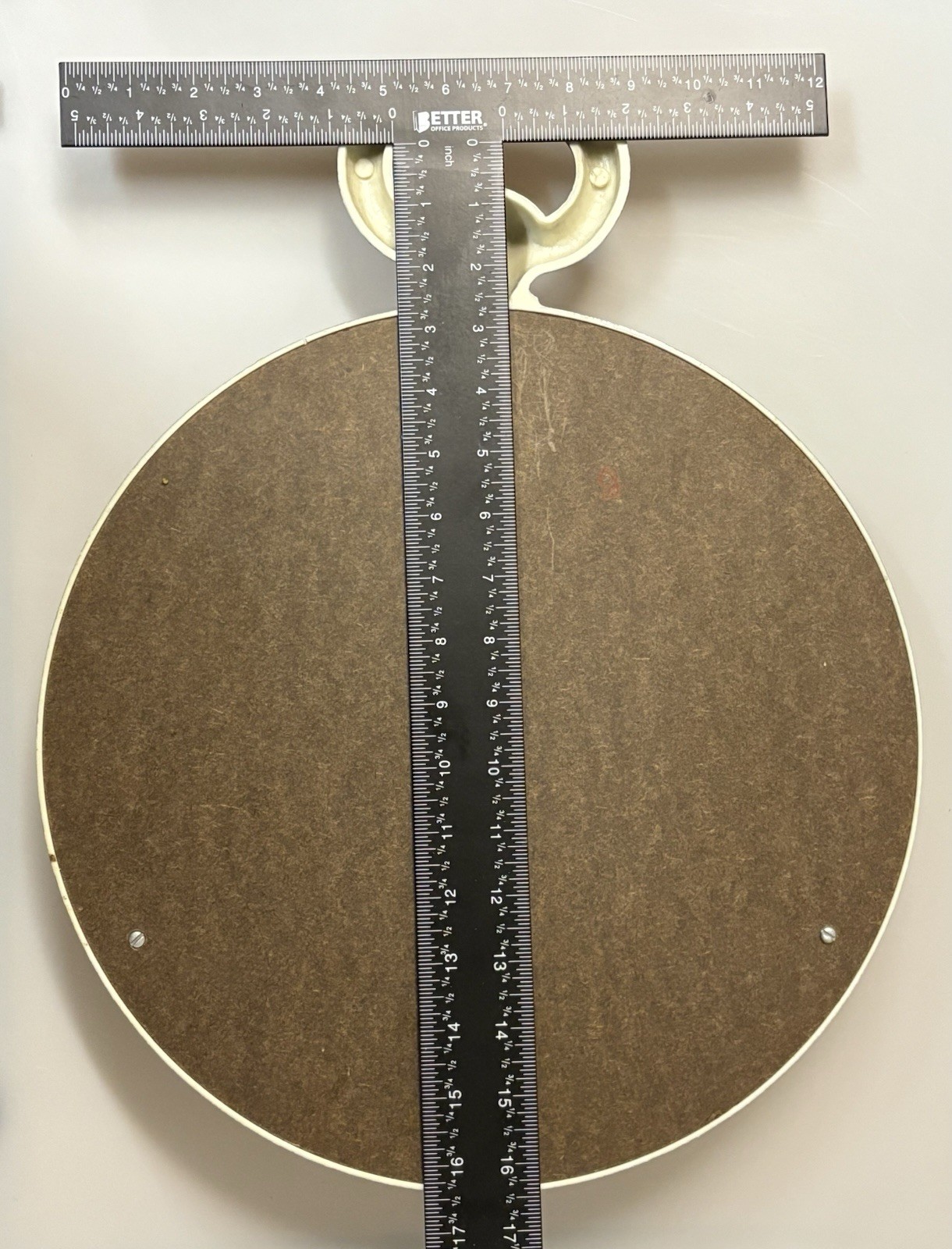 VTG MECHANICAL WINDUP WALL CLOCK WATCHED REPAIRED WORK GUARANTEED (MISSING KEY)