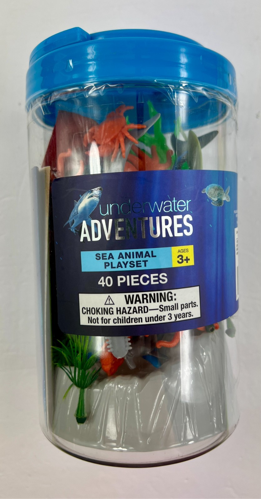 NEW Underwater Adventures Sea Animal Playset 40 Pieces Play and Learn IN CASE X6
