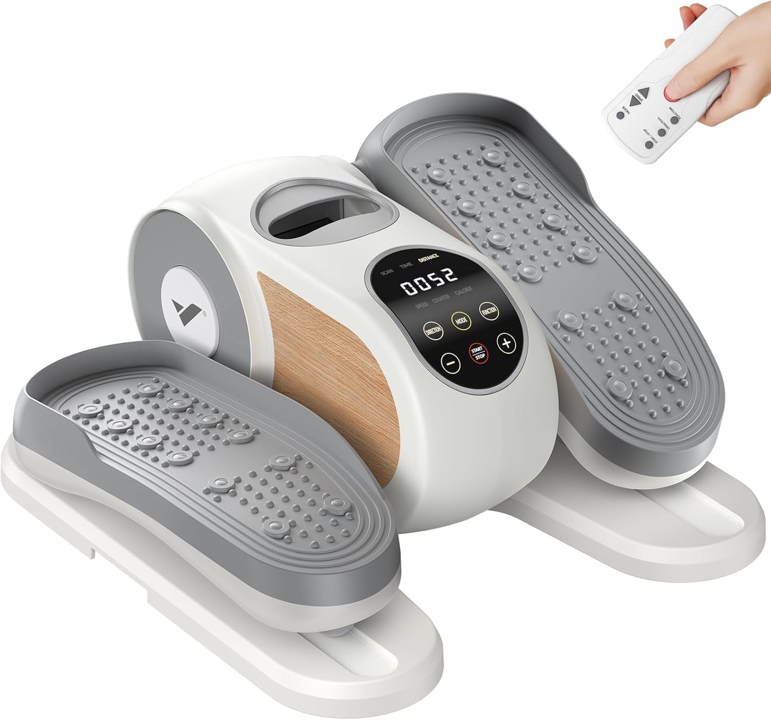 MERACH Quiet Under Desk Electric Elliptical Machine Leg Exerciser While Sitting