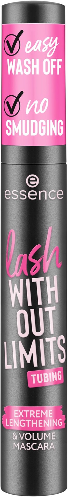 essence | Lash Without Limits Tubing Extreme Lengthening & 04 | Black