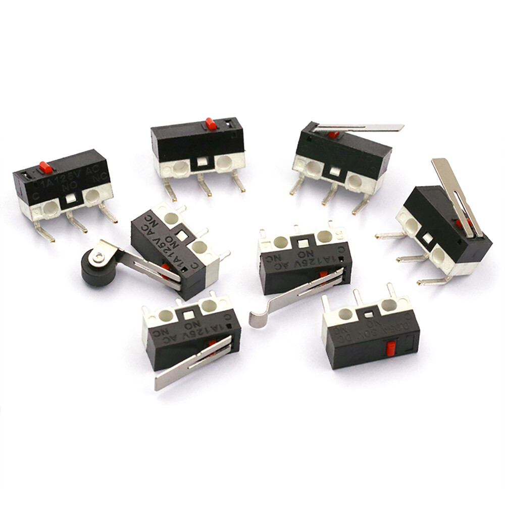 3-Pins PCB Momentary Push Micro Switche Micro Limit Switch 1A 125V Mouse Button
