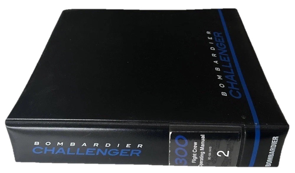 Bombardier Challenger 300 Model BD-100-1A10 Flight Crew Operating Manual Vol.2