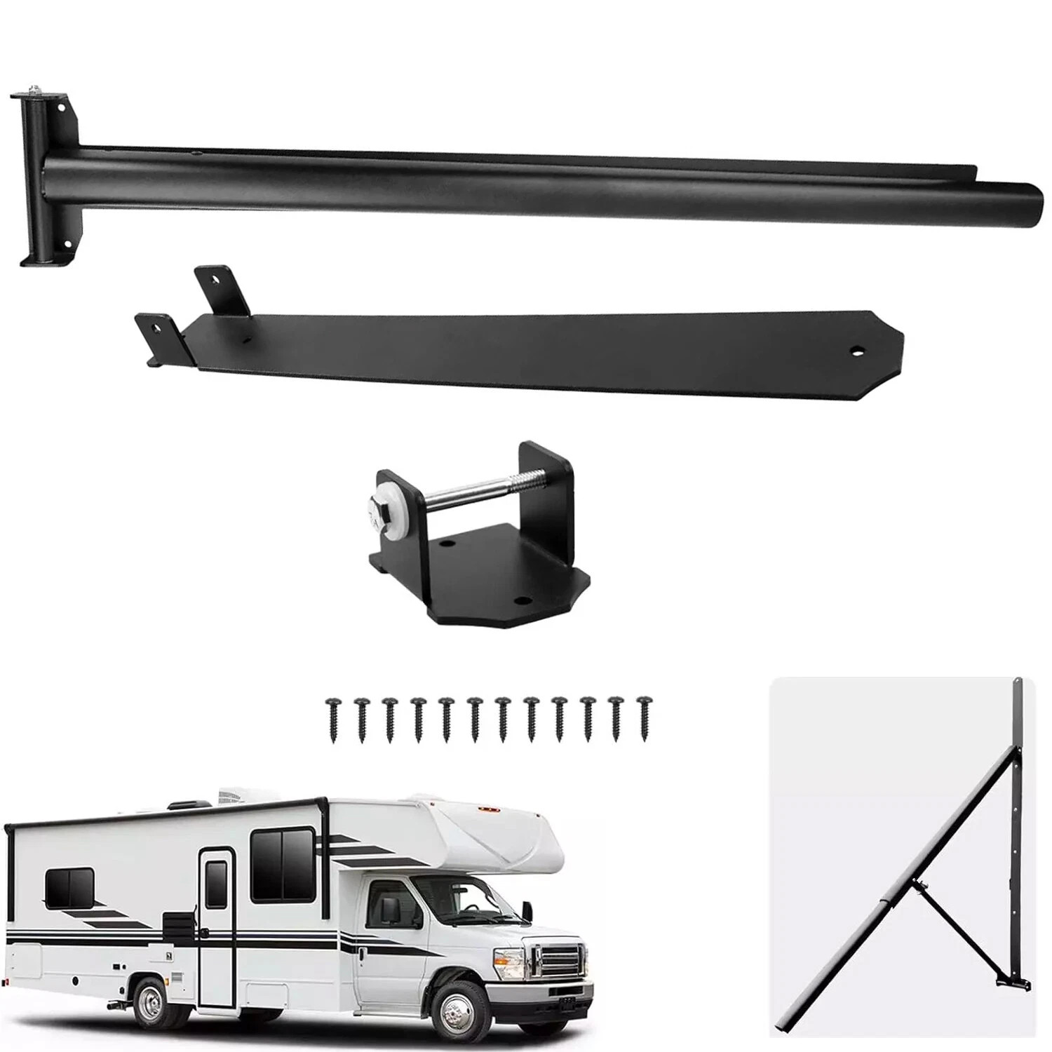 SP56-469 Antislip Safe-T-Rail Safety Handrail For Triple ＆ Quad RV Steps Outdoor